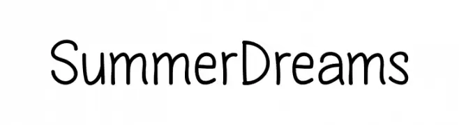Summer Dreams Font