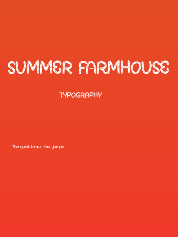 Summer Farmhouse Poster