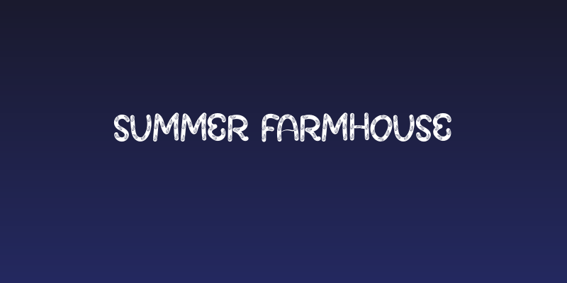 Summer Farmhouse Social Header