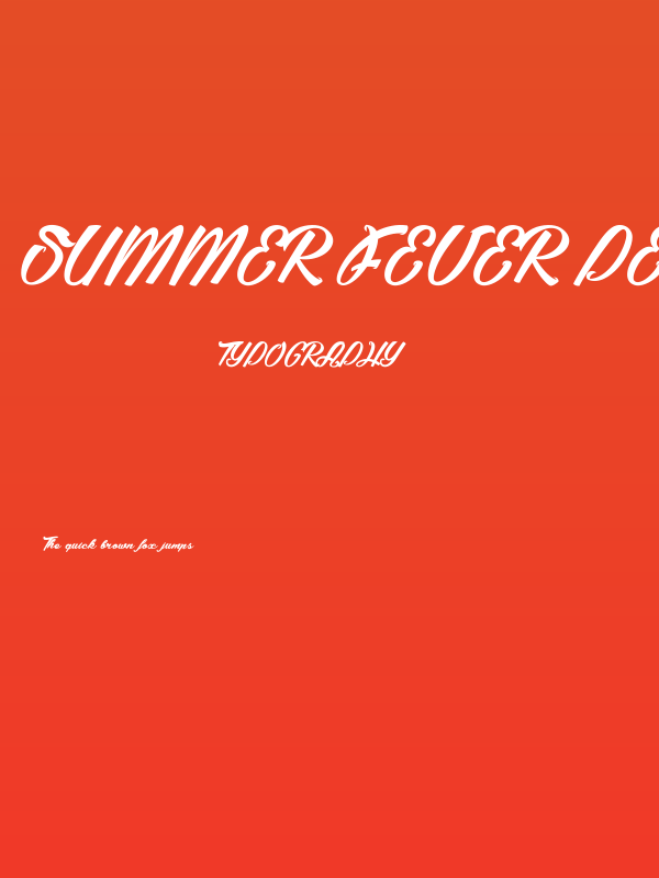 Summer Fever_PersonalUseOnly Poster