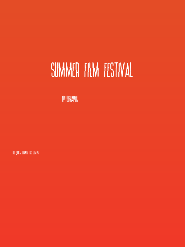 Summer Film Festival Poster