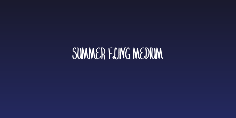 Summer Fling Medium Social Header