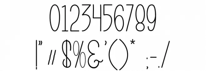 Summer Flowers Font OTHER CHARS