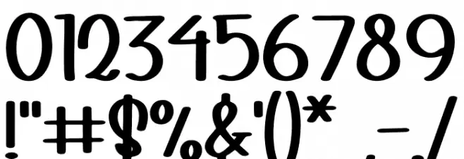 Summer Flowers Font OTHER CHARS