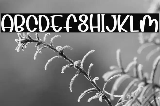 Summer Flowers Font examples