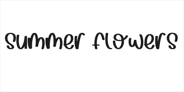 Summer Flowers Logo
