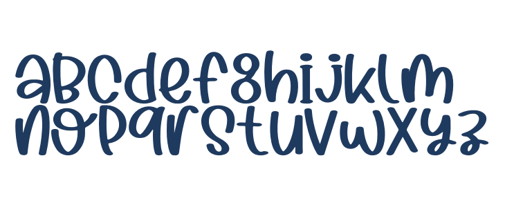 Summer Flowers Lowercase