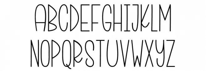 Summer Flowers 字体 小写