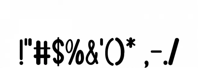 Summer Folk Font OTHER CHARS