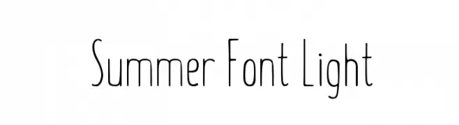 Summer Font Light  تنزيل الخطوط