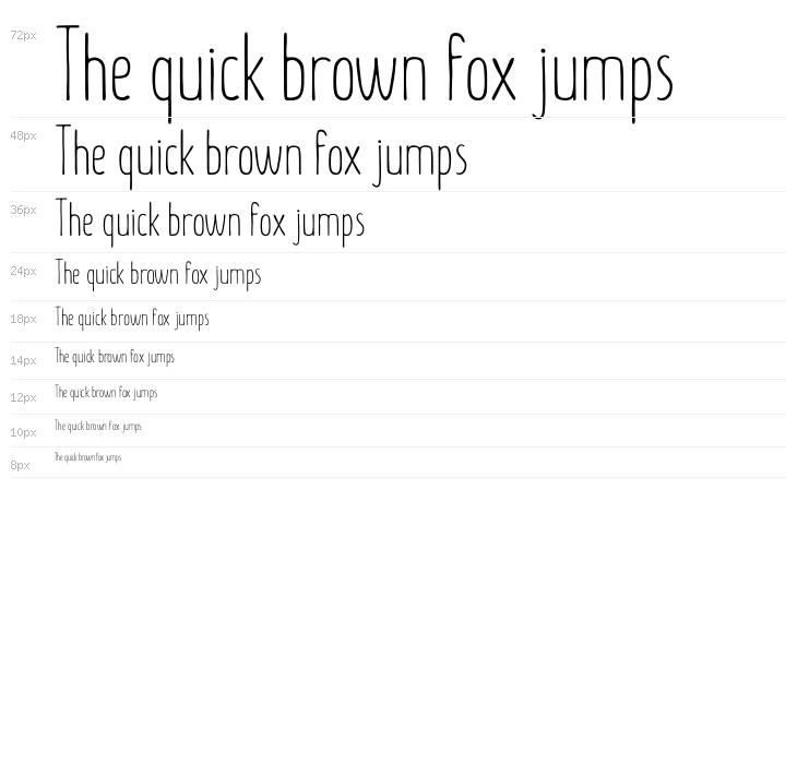 Summer Font Light Waterfall