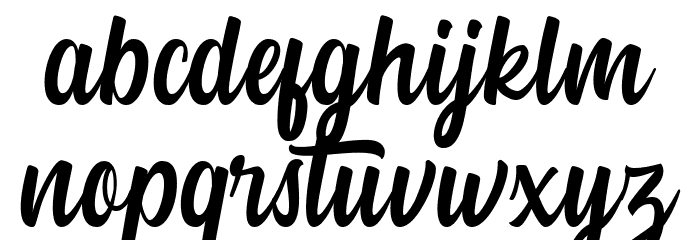 Summer Fruits Personal Use Reg Font LOWERCASE