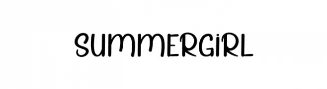 Summer Girl  Free Fonts Download