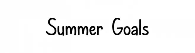 Summer Goals  Frei Schriftart Herunterladen