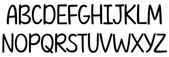 Summer Goals Font UPPERCASE