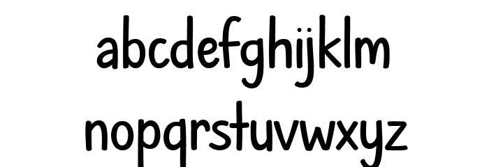 Summer Goals Font LOWERCASE