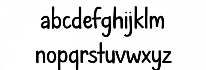 Summer Goals Font LOWERCASE