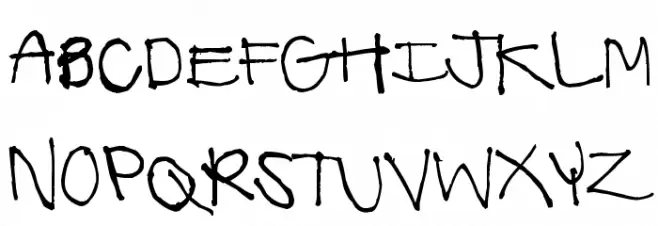 Summer Handwriting 字体 大写