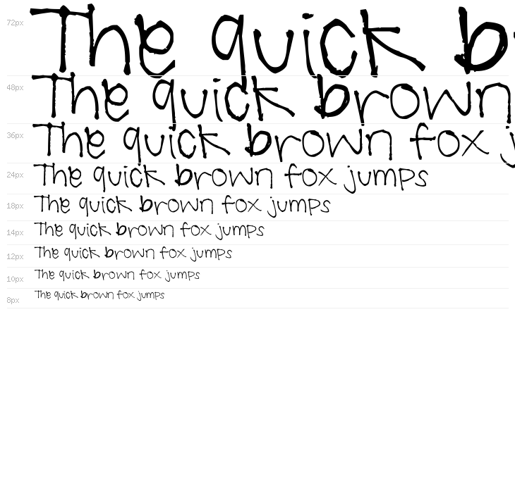 Summer Handwriting Waterfall