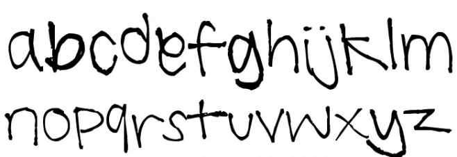 Summer Handwriting फ़ॉन्ट लोअरकेस