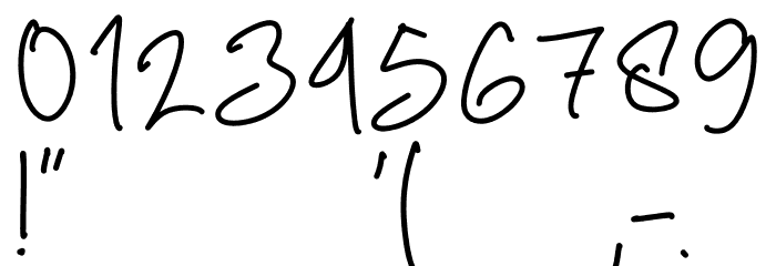 Summer Hellow Regular Font OTHER CHARS