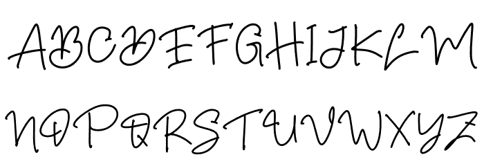 Summer Hellow Regular Font UPPERCASE