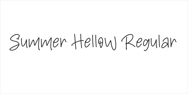 Summer Hellow Regular Logo