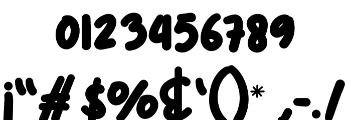 Summer Holiday Font OTHER CHARS