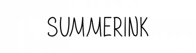 Summer Ink  नि: शुल्क फ़ॉन्ट्स डाउनलोड