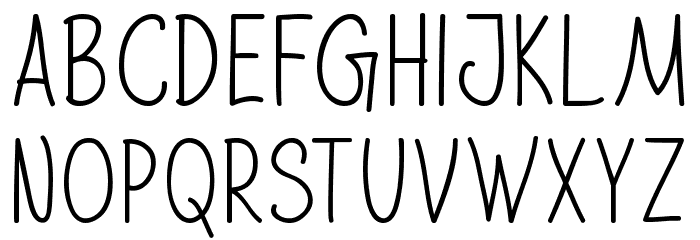 Summer Ink Schriftart Groß