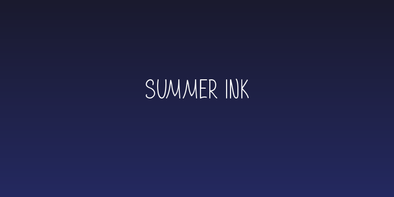Summer Ink Social Header
