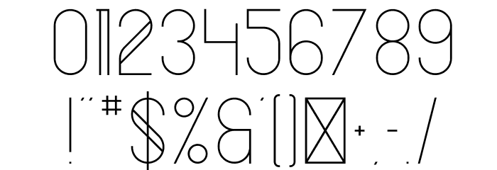 Summer Light Font OTHER CHARS