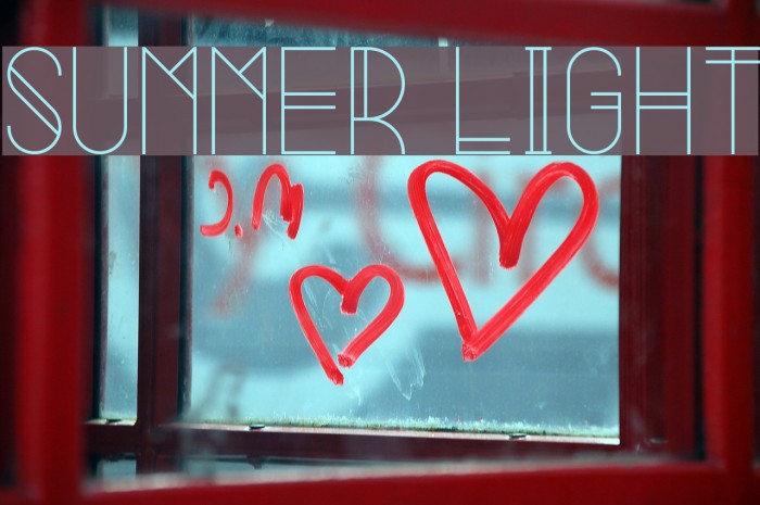 Summer Light Font examples