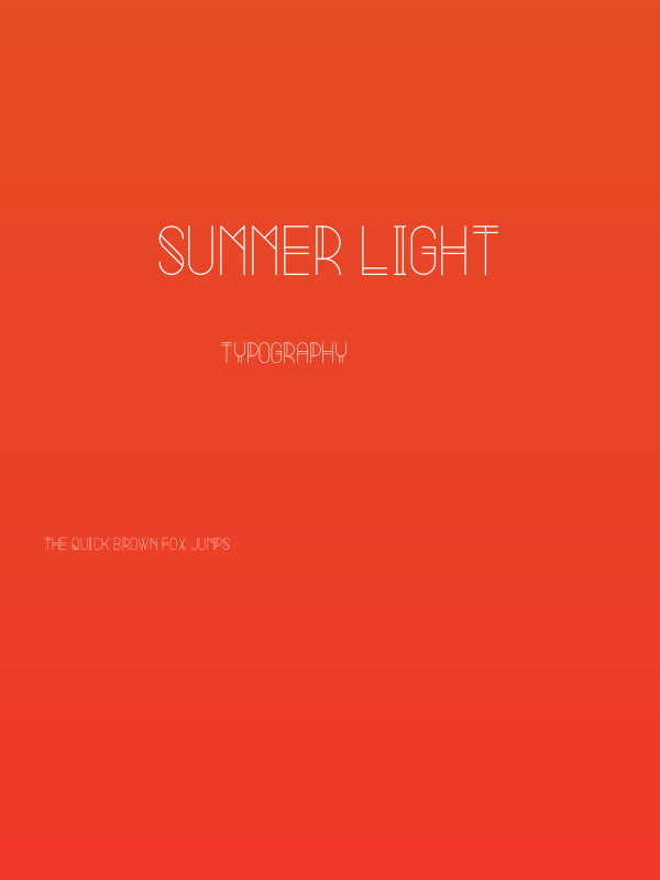 Summer Light Poster