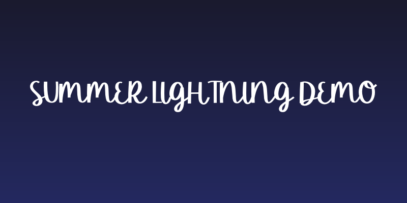 Summer Lightning Demo Social Header