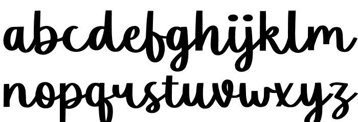 Summer Lightning Demo Font LOWERCASE