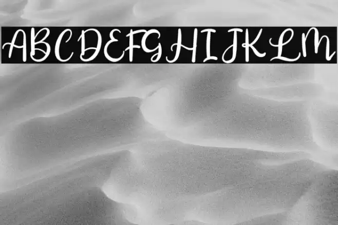 Summer Like Font examples