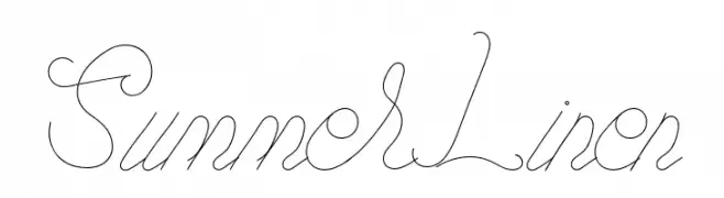 Summer Linen  Frei Schriftart Herunterladen