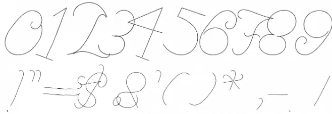 Summer Linen Font OTHER CHARS