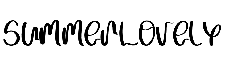 Summer Lovely  Frei Schriftart Herunterladen