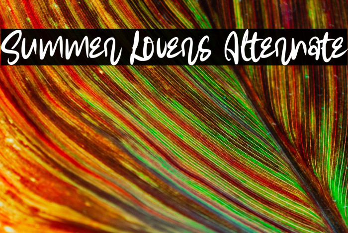 Summer Lovers Alternate Example 3