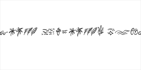 Summer Lovers Dingbat Logo