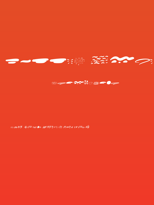 Summer Lovers Dingbat Poster