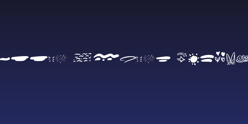 Summer Lovers Dingbat Social Header