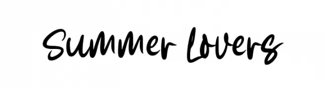 Summer Lovers  नि: शुल्क फ़ॉन्ट्स डाउनलोड