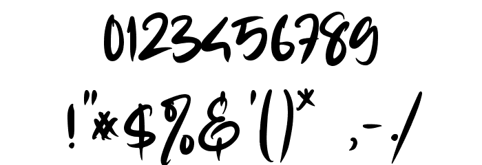 Summer Lovers Font OTHER CHARS