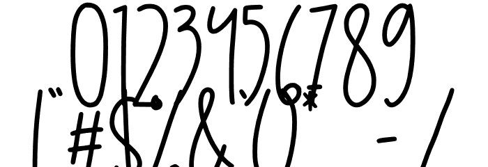 Summer Macaron Font OTHER CHARS