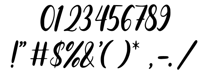 Summer Magic - Demo Font OTHER CHARS