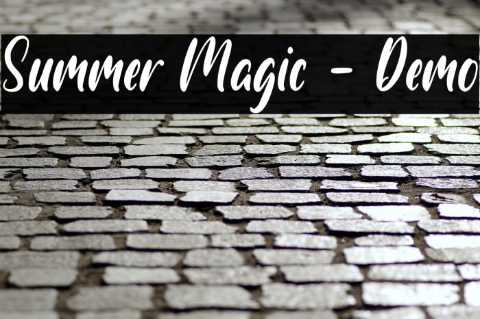 Summer Magic - Demo Example 1