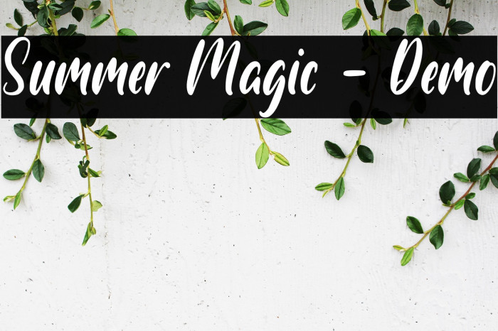 Summer Magic - Demo Example 2